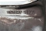 Thumbnail 4: 2012 AUDI A6 (4G C7) 18x8 ALUMINUM ALLOY 5-SPOKE WHEEL RIM ET39