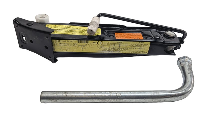 Thumbnail 3: 2012-2018 AUDI A6 S6 A7 S7 RS7 (C7) SPARE TIRE JACK w/ LUG WRENCH TOW HOOK TOOLS