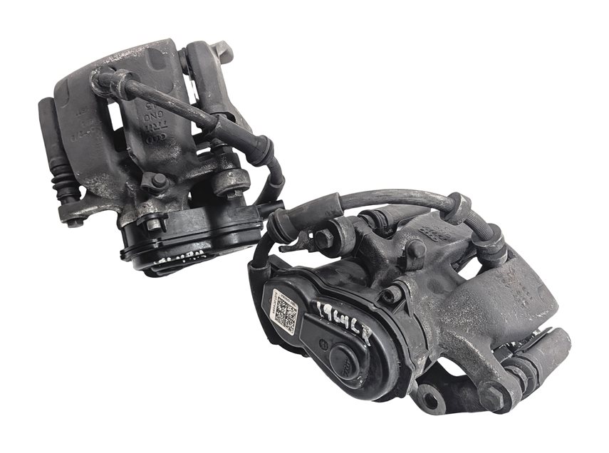 Thumbnail 3: 12-17 AUDI A6 A7 (C7) REAR LEFT & RIGHT DISC BRAKE CALIPER SET/2 (330mm ROTOR)