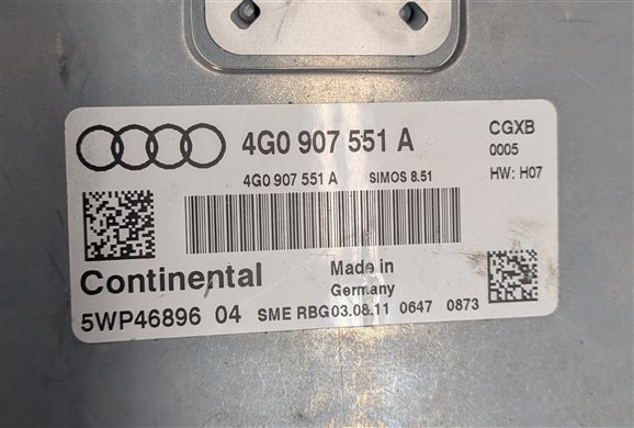 Thumbnail 25: 12 AUDI A6 A7 C7 4G8 3.0L CGXB ENGINE ECM ECU BCM CLUSTER MODULE KEY SET (108k)
