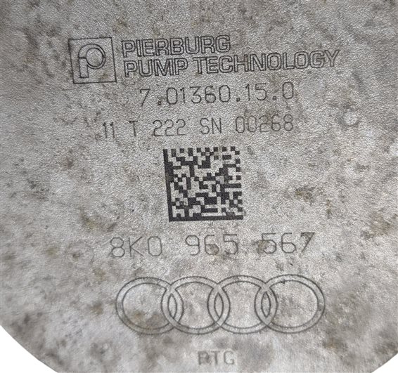 Thumbnail 6: 2012 AUDI A6 C7 4G 3.0L SUPER CGXB ENGINE AUXILIARY ELECTRIC WATER COOLANT PUMP