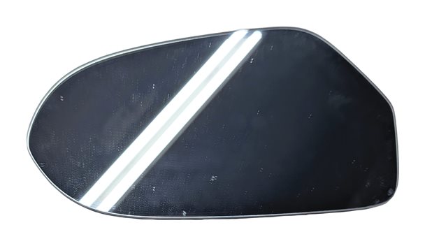 12-13 AUDI A6 C7 LEFT P-FOLD HEAT MEM BLIND SPOT DOOR MIRROR GLASS ONLY