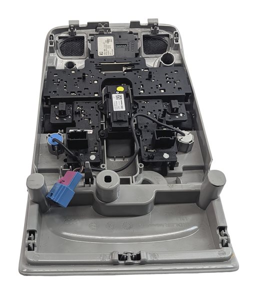 Thumbnail 5: 2012 AUDI A6 (C7 4G) FRONT OVERHEAD ROOF DOME COURTESY LIGHT w/HOMELINK (Gray)