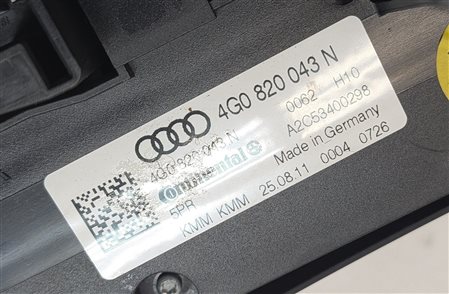 Thumbnail 6: 12-15 AUDI A6 S6 A7 S7 (C7) FRONT HEATER A/C TEMPERATURE CONTROL (HEATED SEAT)