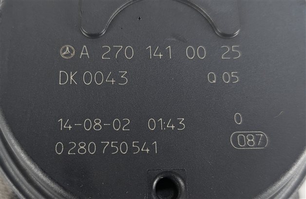 Thumbnail 6: 2013-2021 MERCEDES B C CLA E GLA GLC SLC SLK (C117 W205 W253 X156) THROTTLE BODY