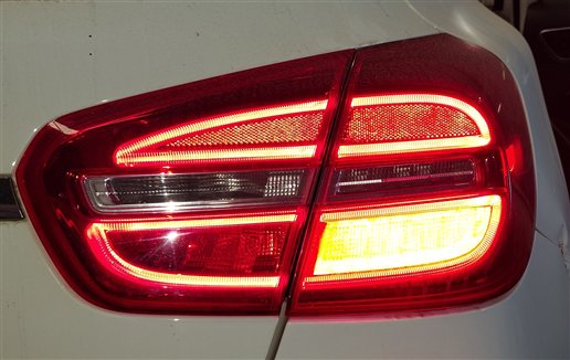 Thumbnail 2: 15-17 MERCEDES GLA250 GLA45 X156 REAR RIGHT LIFTGATE INNER LED TAIL LIGHT LAMP