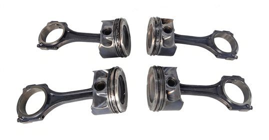 Thumbnail 2: 2014-2020 MERCEDES CLA250 (C117) 2.0L M270 TURBO ENGINE PISTON w/ ROD SET-4