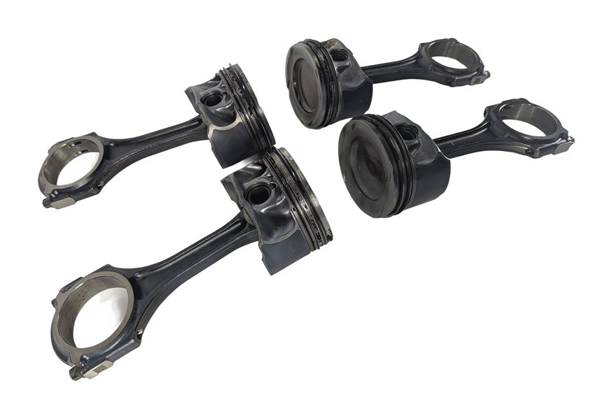 Thumbnail 3: 2014-2020 MERCEDES CLA250 (C117) 2.0L M270 TURBO ENGINE PISTON w/ ROD SET-4