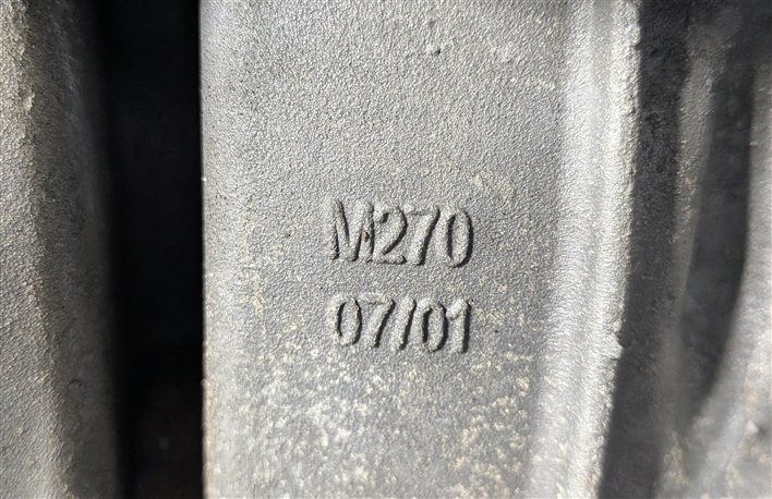 Thumbnail 7: 15-18 MERCEDES CLA250 GLA250 (C117 W117 X156) 2.0L M270 ENGINE CYLINDER BLOCK
