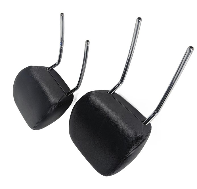 14-20 MERCEDES CLA250 GLA250 C117 X156 FRONT HEADREST SET/2 LEATHERETTE (Black)