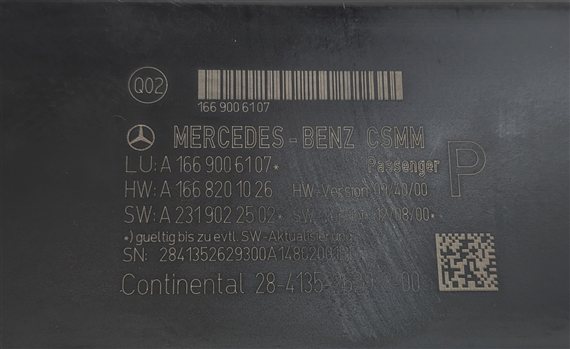 Thumbnail 6: 2015 MERCEDES GLA250 X156 FRONT RIGHT PASSENGER SEAT CONTROL MODULE COMPUTER