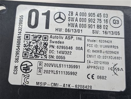 Thumbnail 5: 2014-2020 MERCEDES CLA250 CLA45 GLS CLS (C117 W166 W253) BLIND SPOT RADAR MODULE