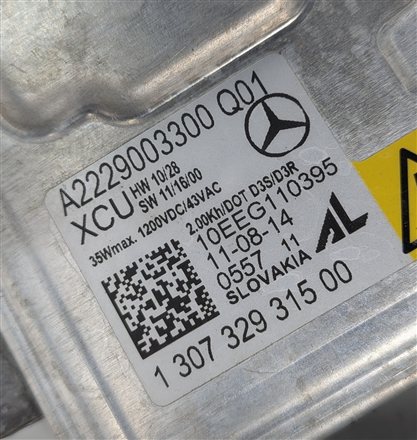 Thumbnail 4: 2015 MERCEDES GLA250 (X156) HID XENON HEADLIGHT BALLAST CONTROL MODULE SET/2