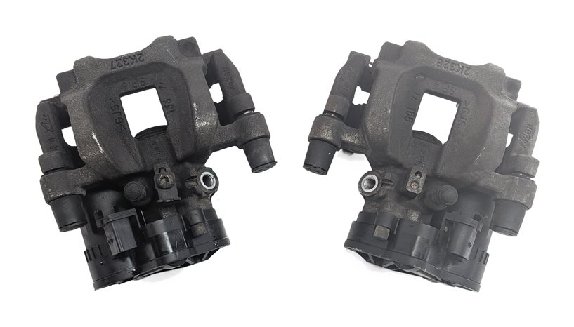 Thumbnail 3: 15-19 JAGUAR DISCOVERY SPORT EVOQUE L538 L550 REAR LEFT/RIGHT BRAKE CALIPER SET2