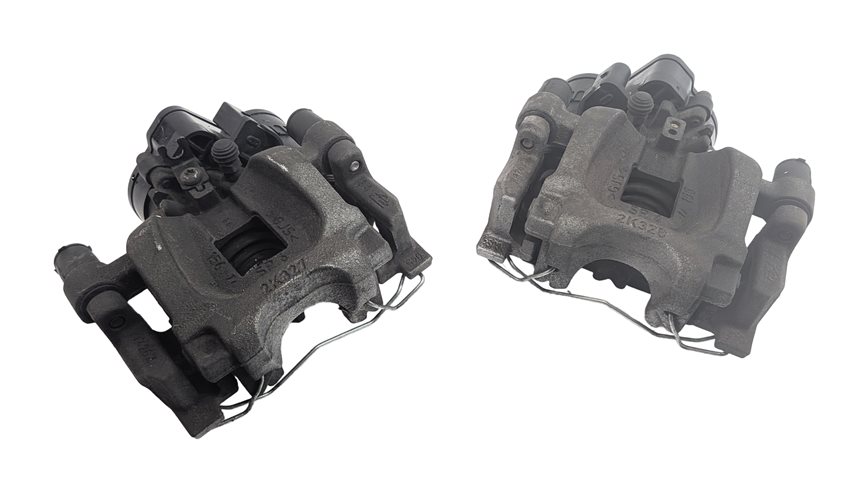 Thumbnail 5: 15-19 JAGUAR DISCOVERY SPORT EVOQUE L538 L550 REAR LEFT/RIGHT BRAKE CALIPER SET2