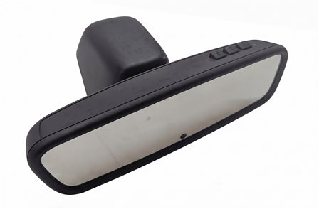 15-19 JAGUAR FPACE XE XF DISCOVERY SPORT EVOQUE HOMELINK REARVIEW MIRROR (Black)