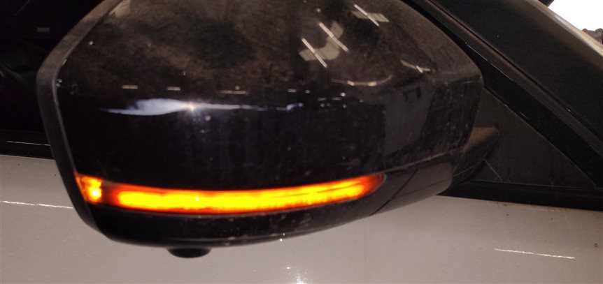 Thumbnail 2: 16-17 EVOQUE L538 RH PASSENGER PFOLD HEAT MEMORY BLINDSPOT CAMERA MIRROR (White)