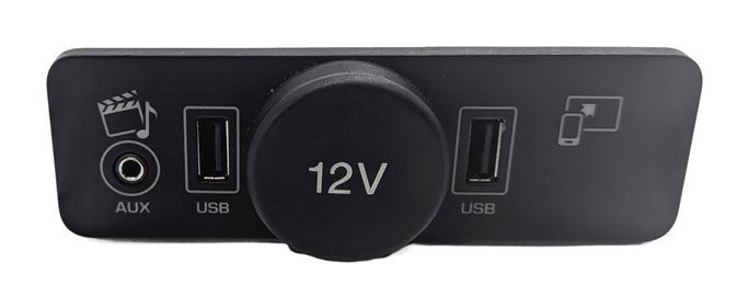 Thumbnail 2: 2016 RANGE ROVER EVOQUE (L538) AUX INPUT w/USB & POWER SOCKET OUTLET