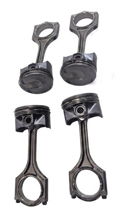 Thumbnail 2: 2016 RANGE ROVER EVOQUE (L538) 2.0L (204PT) ENGINE PISTON CONNECTING ROD SET/4