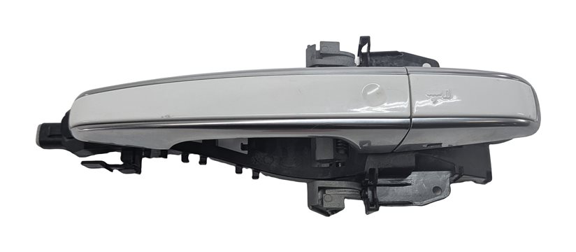 Thumbnail 3: 13-19 EVOQUE L538 FRONT LEFT DRIVER PASSIVE DOOR HANDLE (White) CHROME