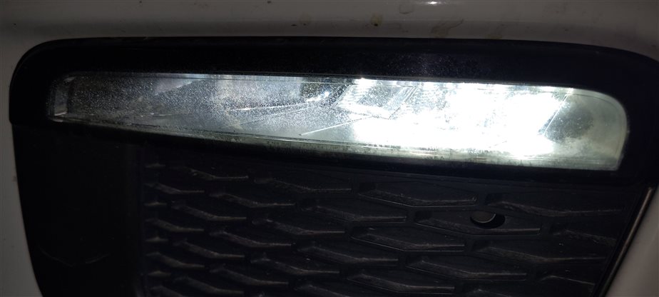 Thumbnail 2: 16-19 RANGE ROVER EVOQUE L538 FRONT LEFT DRIVER LED FOG DRL LAMP BLACK HOUSING