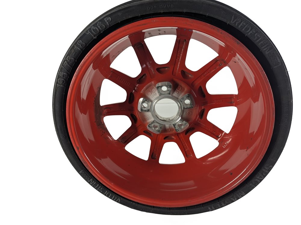 Thumbnail 7: 20123-2018 PORSCHE CAYENNE (958) 18x6.5 ALUMINUM ALLOY WHEEL SPARE TIRE (RED)