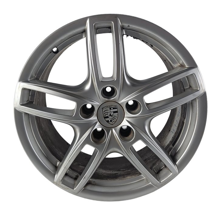 11-18 PORSCHE CAYENNE TURBO (958) 19x8.5 ALUMINUM 5-DOUBLE SPOKE WHEEL RIM