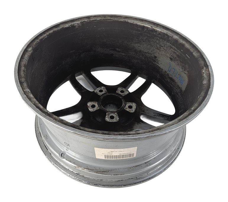 Thumbnail 3: 11-18 PORSCHE CAYENNE TURBO (958) 19x8.5 ALUMINUM 5-DOUBLE SPOKE WHEEL RIM