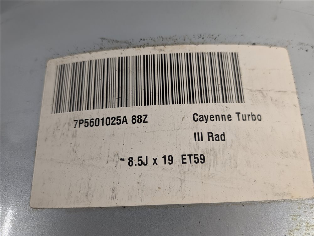 Thumbnail 6: 11-18 PORSCHE CAYENNE TURBO (958) 19x8.5 ALUMINUM 5-DOUBLE SPOKE WHEEL RIM