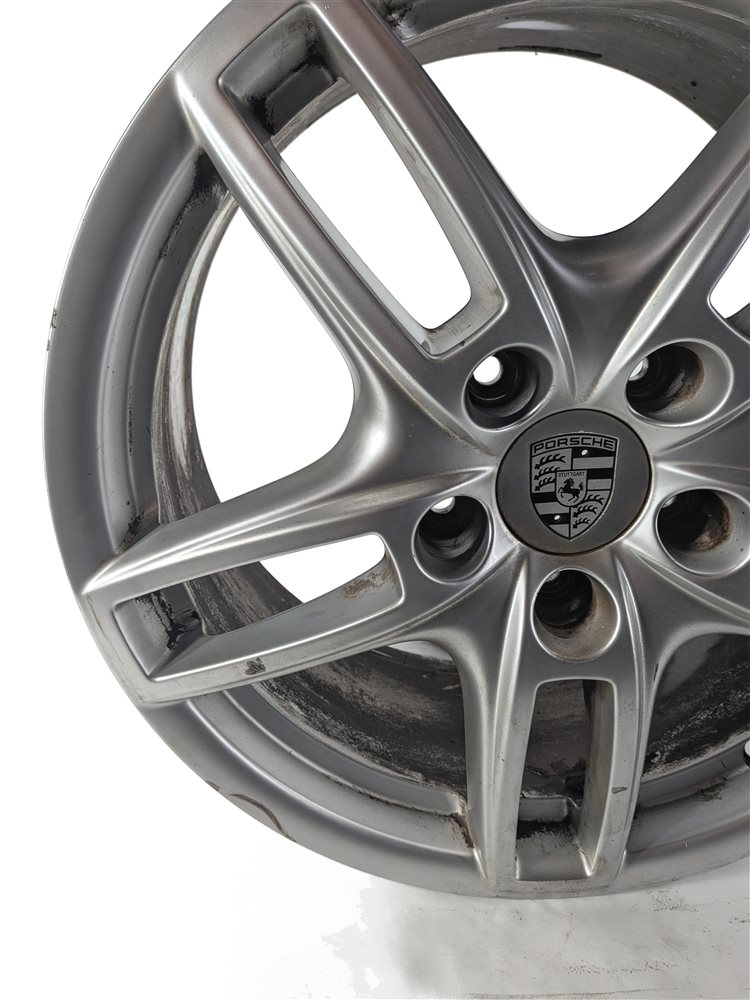 Thumbnail 7: 11-18 PORSCHE CAYENNE TURBO (958) 19x8.5 ALUMINUM 5-DOUBLE SPOKE WHEEL RIM