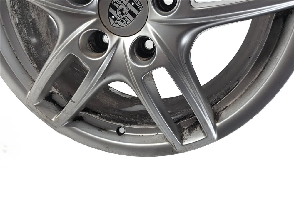 Thumbnail 8: 11-18 PORSCHE CAYENNE TURBO (958) 19x8.5 ALUMINUM 5-DOUBLE SPOKE WHEEL RIM