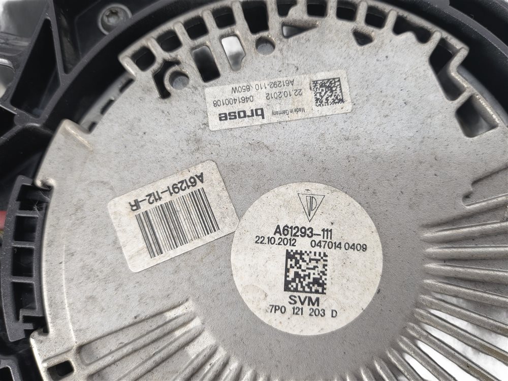 Thumbnail 3: 2011-2018 PORSCHE CAYENNE (958) 3.6L ENGINE RADIATOR COOLING FAN ASSEMBLY