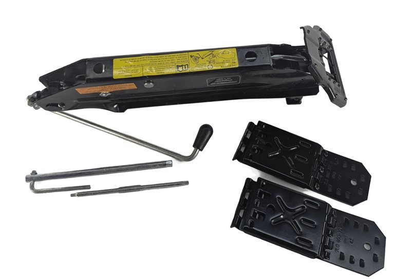 Thumbnail 2: PORSCHE 11-18 CAYENNE 958 15-23 MACAN 95B SPARE TIRE JACK & LUG WRENCH TOOL KIT