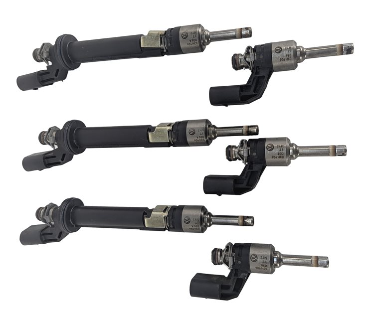 2008-2018 PORSCHE CAYENNE (957 958) 3.6L VR6 ENGINE FUEL INJECTOR SET 6
