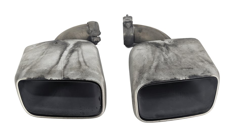 2011-2014 PORSCHE CAYENNE (958) 3.6L ENGINE MUFFLER PIPE EXHAUST TIP SET