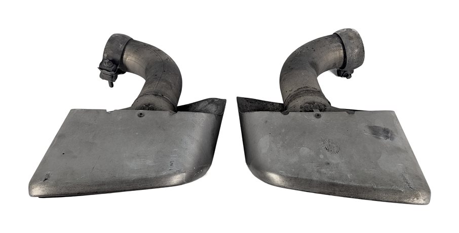 Thumbnail 3: 2011-2014 PORSCHE CAYENNE (958) 3.6L ENGINE MUFFLER PIPE EXHAUST TIP SET