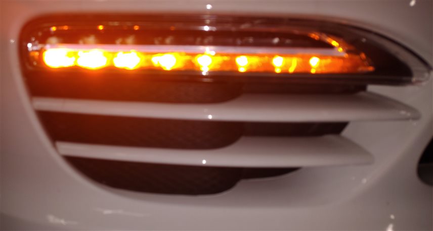 Thumbnail 2: 11-14 CAYENNE (958) FRONT RIGHT PASSENGER DRL DAY TIME RUNNING MARKER LIGHT LAMP