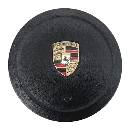 Thumbnail 3: 2011-2014 PORSCHE CAYENNE (958) DRIVER STEERING WHEEL SRS AIRBAG AIR BAG (Black)