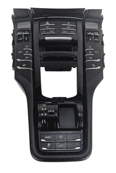 11-18 CAYENNE (958) CENTER CONSOLE CLIMATE TRACTION CONTROL SHIFT TRIM PANEL