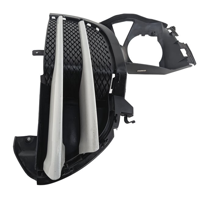 Thumbnail 2: 11-14 PORSCHE CAYENNE S 958 LEFT FRONT DRIVER LOWER BUMPER GRILLE TRIM (White)