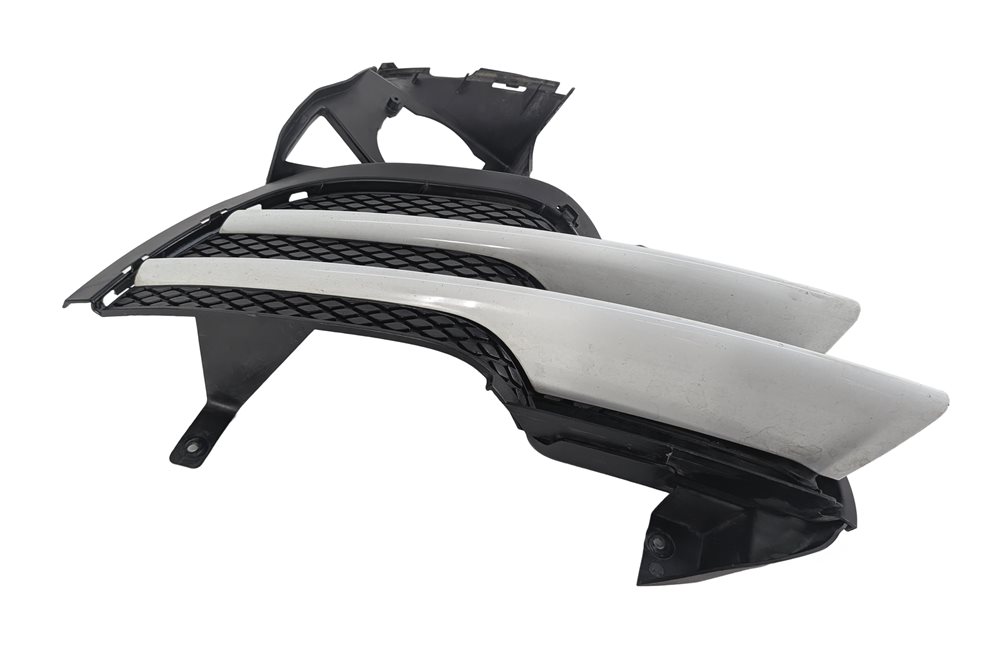 Thumbnail 3: 11-14 PORSCHE CAYENNE S 958 LEFT FRONT DRIVER LOWER BUMPER GRILLE TRIM (White)