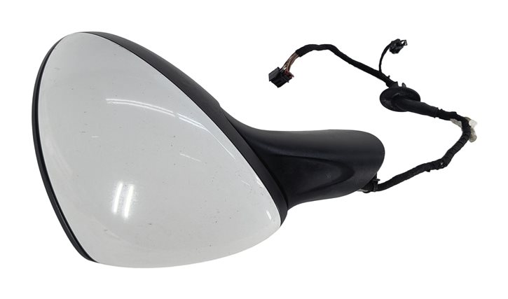 Thumbnail 3: 11-14 PORSCHE CAYENNE (958) LEFT PFOLD AUTODIM BLIND SPOT DOOR MIRROR (White)