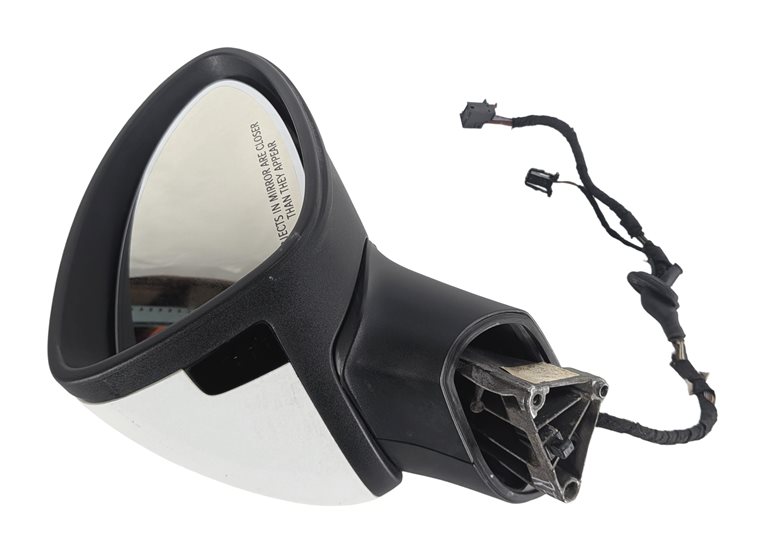 Thumbnail 2: 2011-2014 PORSCHE CAYENNE (958) RIGHT PFOLD AUTODIM BLIND SPOT MIRROR (White)
