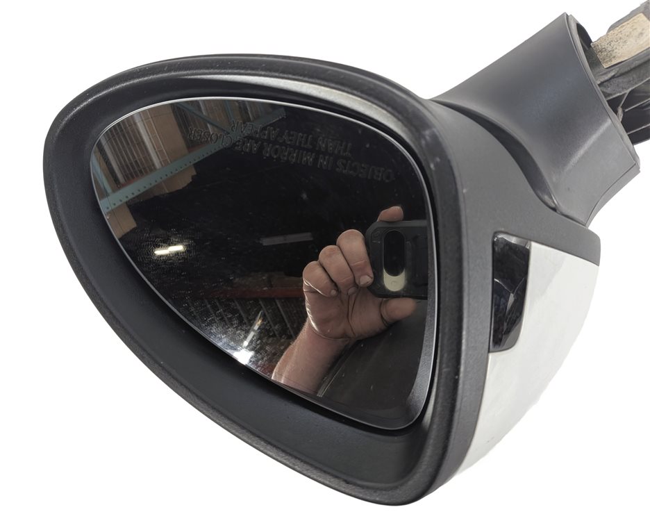 Thumbnail 6: 2011-2014 PORSCHE CAYENNE (958) RIGHT PFOLD AUTODIM BLIND SPOT MIRROR (White)