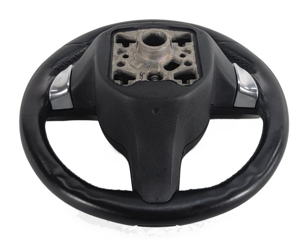 Thumbnail 4: 11-16 PORSCHE CAYENNE (958 970 G1) 3-SPOKE LEATHER STEERING WHEEL w/ PADDLES