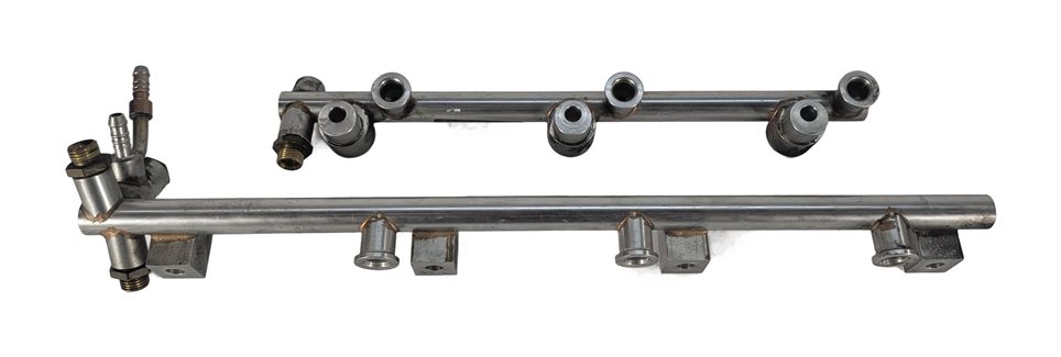 2013 PORSCHE CAYENNE (958) 3.6L VR6 ENGINE FUEL INJECTION RAIL LEFT/RIGHT SET/2
