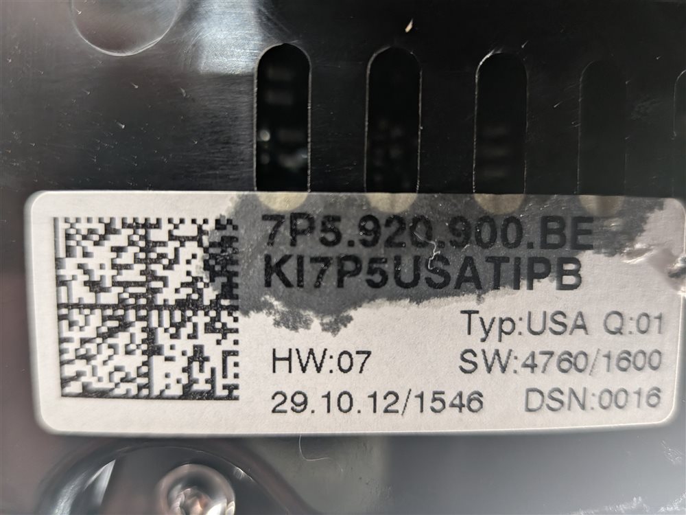 Thumbnail 11: 13-16 PORSCHE CAYENNE (958) 3.6L (VR6) ECM BCM CLUSTER GATEWAY IGNITION KEY SET