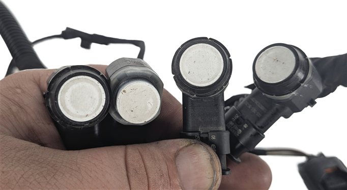 Thumbnail 2: 2013 PORSCHE CAYENNE (958) FRONT PARK ASSIST PDC DISTANCE SENSORS SET w/HARNESS
