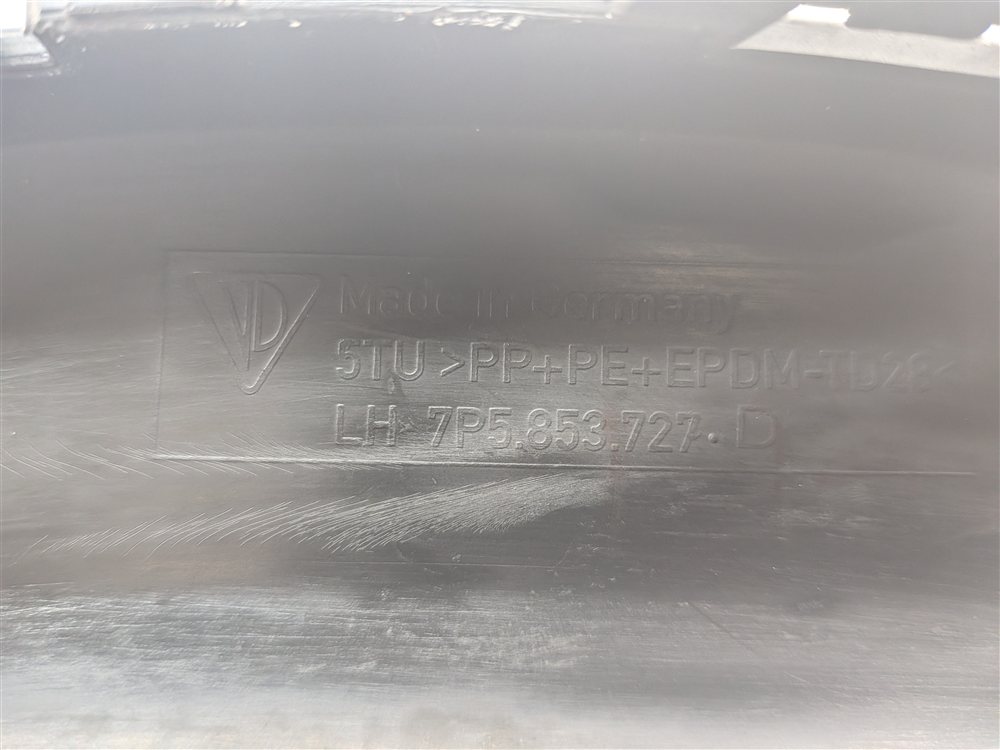 Thumbnail 8: 2013 PORSCHE CAYENNE (958) FRONT LEFT WHEEL OPENING ARCH FENDER MOLDING FLARE