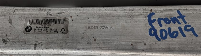 Thumbnail 5: 11-16 BMW 528i 535i 550i M5 (F10) FRONT BUMPER REINFORCEMENT CRASH IMPACT BAR